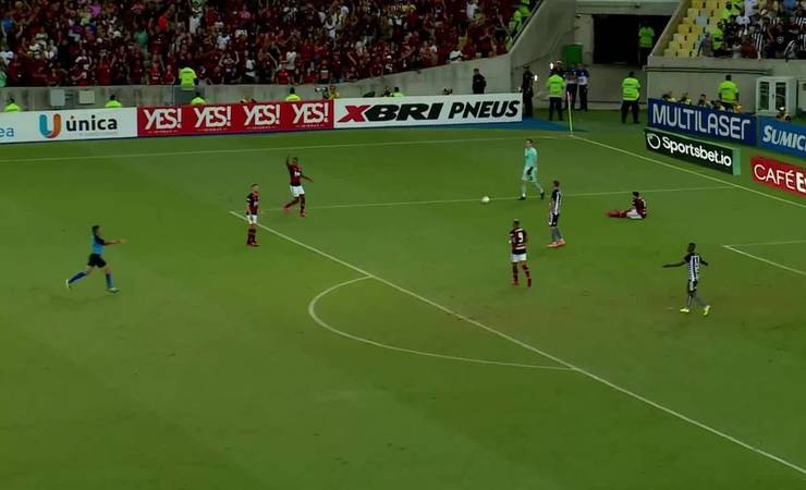 Gabigol faz dancinha do Babu, do BBB, ao comemorar gol em Flamengo x Botafogo