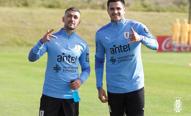 Arrascaeta é liberado após Covid-19 e volta a treinar com o Uruguai para a Copa América