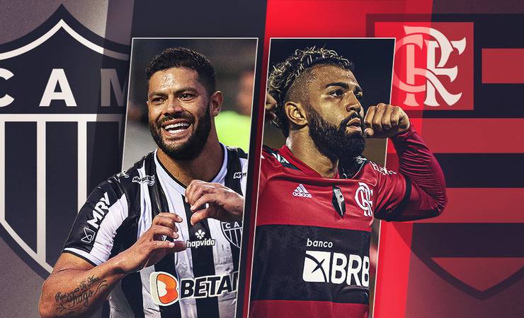 Artilheiros de 70 gols em 2021, Hulk e Gabigol fazem duelo à parte em Atlético-MG x Flamengo