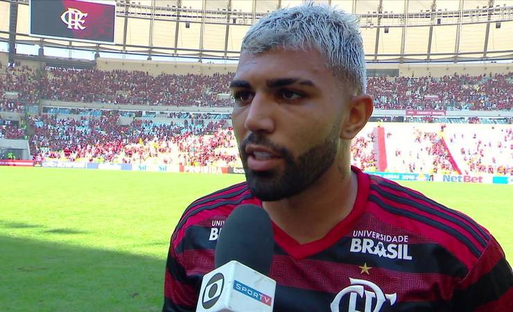 Gabriel vira artilheiro isolado do Brasileirão e elogia intensidade do Flamengo com Jorge Jesus