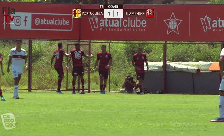Matheusão sai do banco e marca dois em virada na estreia do Flamengo no Carioca Sub-20