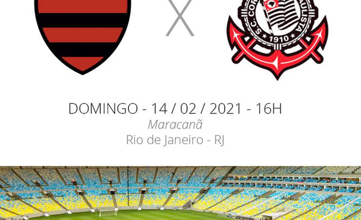 Flamengo x Corinthians: veja onde assistir, escalações, desfalques e arbitragem