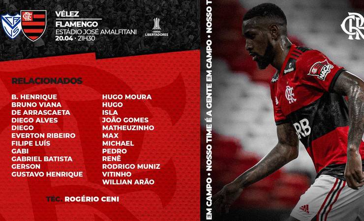 Flamengo divulga relacionados, e Pedro prevê batalha com Vélez: "Todos querem ganhar de nós"