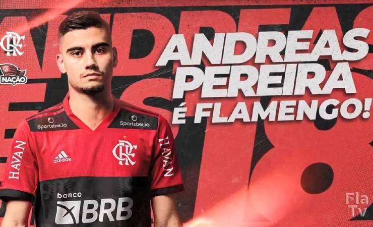 Nasceu Flamengo: clube anuncia a contratação de Andreas Pereira e valoriza origem do jogador