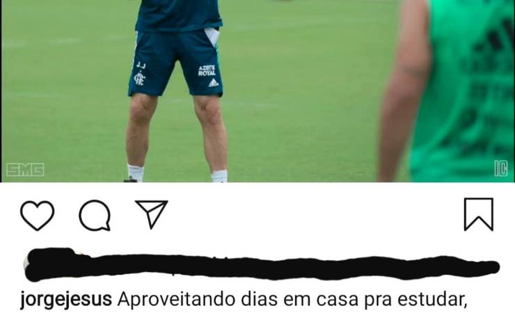 De férias forçadas, Jorge Jesus diz estar com saudades da torcida e aproveita tempo para estudar