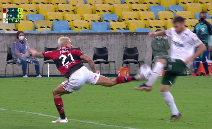 Falta ou pênalti? Sandro Meira Ricci explica lance polêmico em Flamengo x Palmeiras