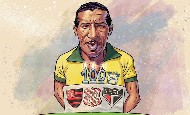 Melhor da Copa de 1950 e ídolo de Flamengo, Bangu e São Paulo, Zizinho completaria 100 anos hoje