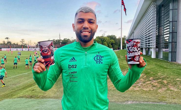 Flamengo venderá copo especial de Gabigol em jogo pela Libertadores na quarta-feira