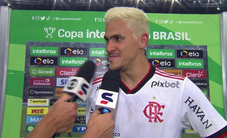 Pedro, do Flamengo, revela ensaio para golaço contra Athletico-PR