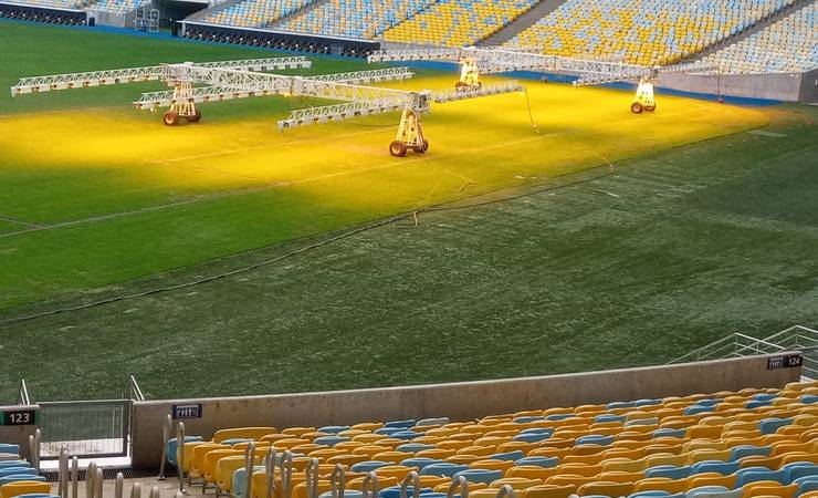Aprovado, mas com ressalvas: Flamengo monitora situação de gramado, e Maracanã indica melhorias