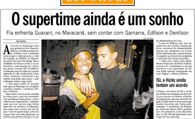 Há 20 anos, Flamengo cheio de astros vivia sonho frustrado; relembre o período ISL