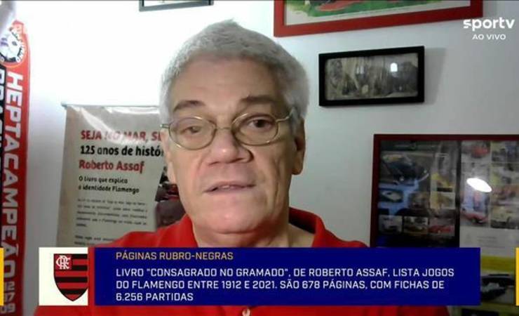 Roberto Assaf lança "Consagrado no gramado", livro sobre os 110 anos do futebol do Flamengo