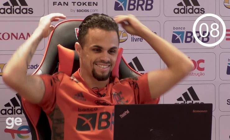 Michael em 1 minuto! Xodó do Flamengo responde sobre amenidades às vésperas de decisão da Liberta