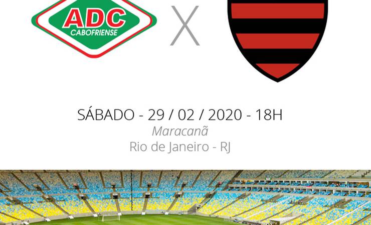 Cabofriense x Flamengo: veja as prováveis escalações, desfalques e arbitragem