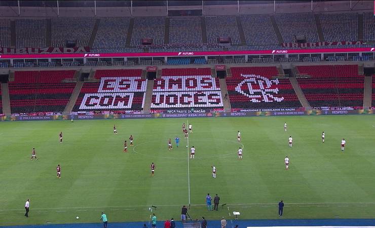 Antes do Fla-Flu, Flamengo homenageia gêmeos mortos no Rio de Janeiro