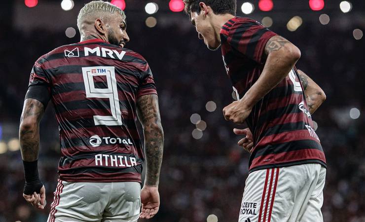 Pedro e Gabigol formaram a dupla do Flamengo por 334 minutos na temporada; nenhum com Ceni