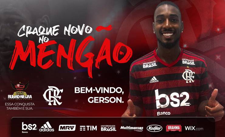 Flamengo anuncia Gerson oficialmente, e Roma divulga valor da venda: R$ 49,7 milhões