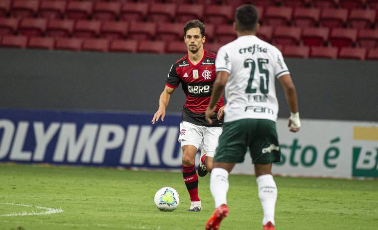 Com lesão na coxa, Rodrigo Caio desfalca o Flamengo contra o Athletico; Diego Alves também segue fora