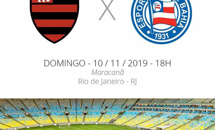 Flamengo x Bahia: veja onde assistir, escalações, desfalques e arbitragem