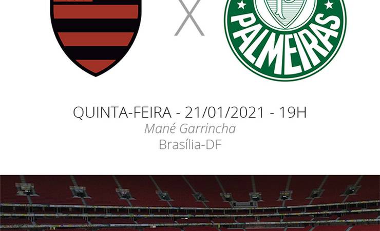Flamengo x Palmeiras: veja onde assistir, escalações, desfalques e arbitragem da partida