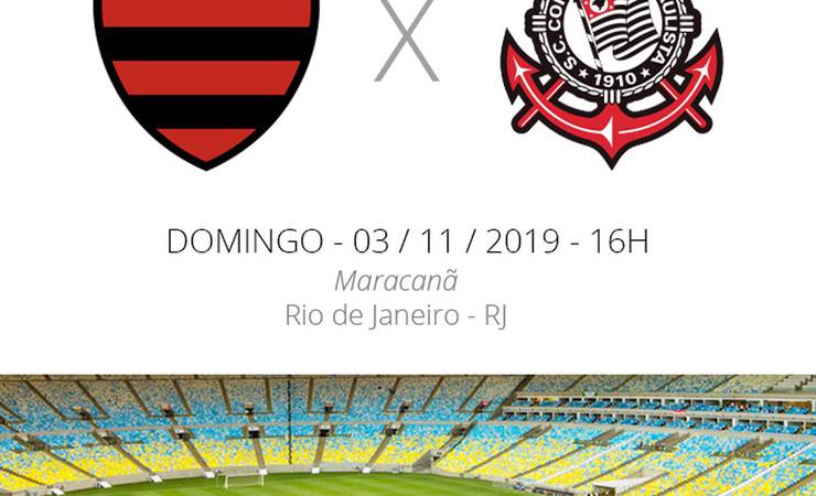 Flamengo x Corinthians: veja como assistir, escalações, desfalques e arbitragem