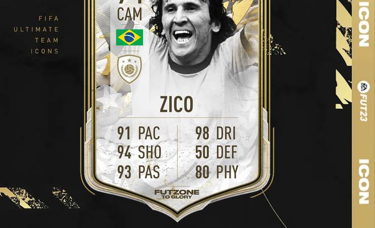 FIFA 23 deve ter Zico como novo Icon, segundo leaker