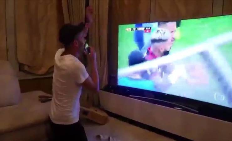 Torcedor do Flamengo, Thiago Maia posta vídeo sofrendo na final da Libertadores; assista