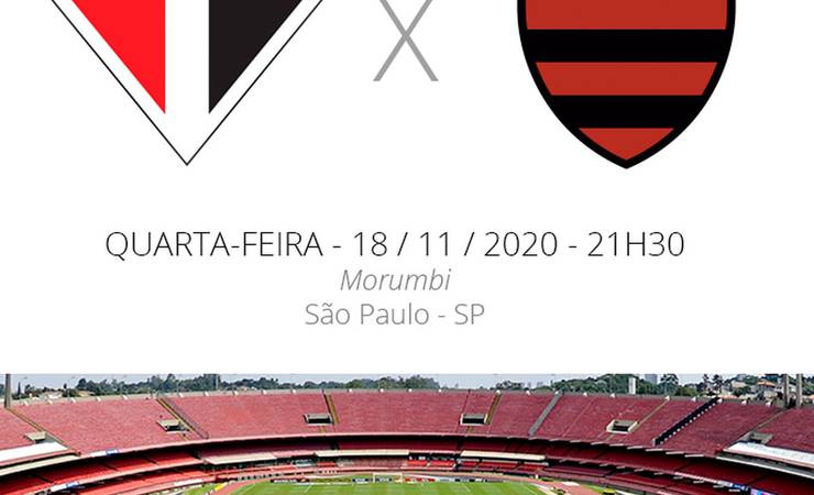 São Paulo x Flamengo: veja onde assistir, escalações, desfalques e arbitragem