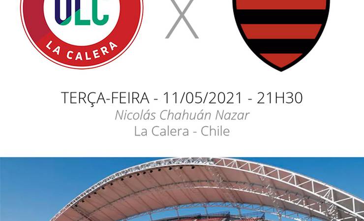 Unión La Calera x Flamengo: veja escalações, desfalques e arbitragem