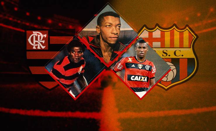 De Moacir a Erazo: conheça os jogadores que atuaram por Flamengo e Barcelona de Guayaquil