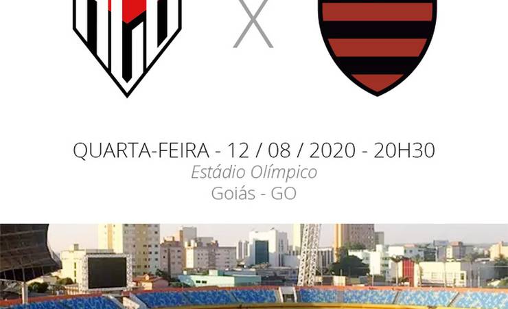 Atlético-GO x Flamengo: veja onde assistir, escalações, desfalques e arbitragem