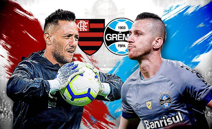 E se der pênaltis? Veja o retrospecto de Diego Alves e PV antes de Flamengo x Grêmio
