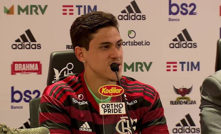 Apresentado no Flamengo, Pedro avisa que comemorará gols contra o Fluminense: "Claro!"
