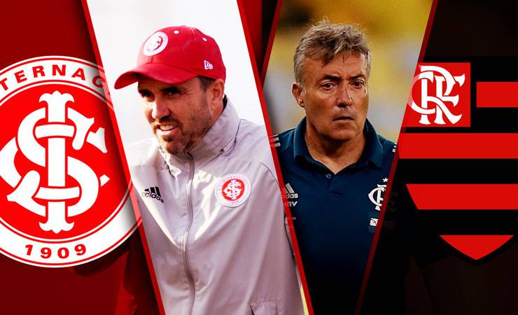 Coudet e Dome travam duelo gringo em Inter x Flamengo que vale a liderança do Brasileirão
