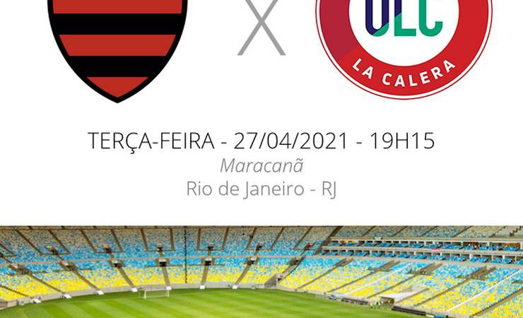 Flamengo x Unión La Calera: veja escalações, desfalques e arbitragem