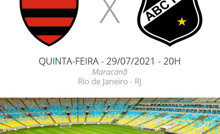 Flamengo x ABC: veja onde assistir, escalações, desfalques e arbitragem