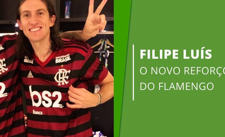 Com foto de infância com camisa do Flamengo, Filipe Luís é anunciado: "Sonho de criança"