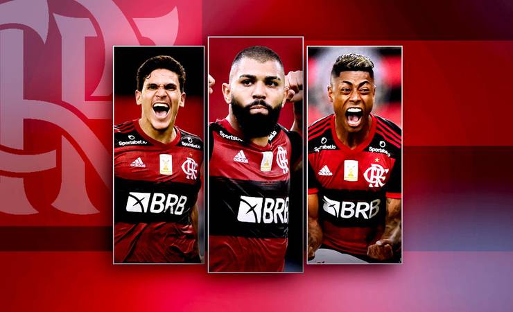 Gabigol + Bruno Henrique + Pedro: de novo à disposição, trio só atuou junto 150 minutos pelo Flamengo
