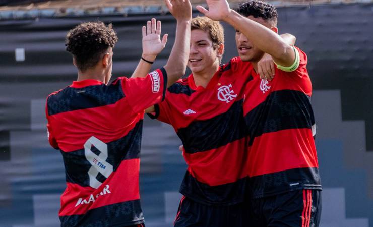 Sub-17: Flamengo goleia o Gama e dá grande passo por vaga nas quartas da Copa do Brasil