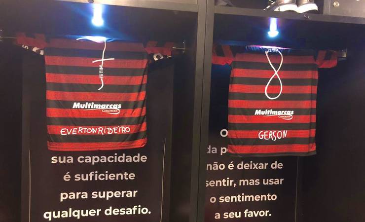 Flamengo usará contra o Atlético-MG camisas com números e nomes desenhados por crianças