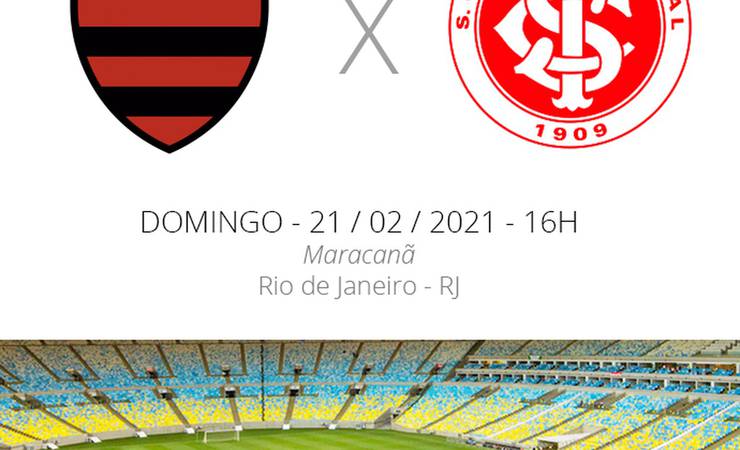 Flamengo x Internacional: veja onde assistir, escalações, desfalques e arbitragem