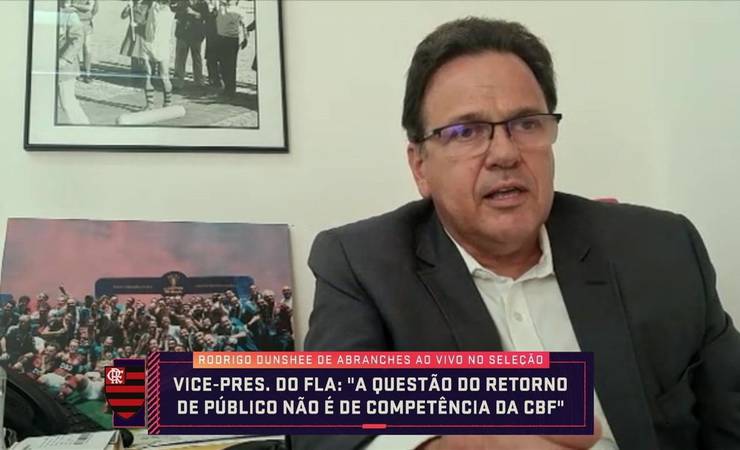Vice do Flamengo, Dunshee explica ausência em reunião e diz: "Estamos jogando dentro da regra"