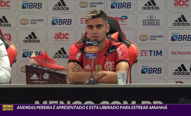 Escalação do Flamengo: Andreas Pereira é relacionado para enfrentar o Grêmio na Copa do Brasil