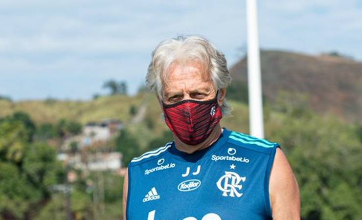 Jorge Jesus tem primeira conversa com Landim sobre oferta do Benfica e indica permanência no Flamengo