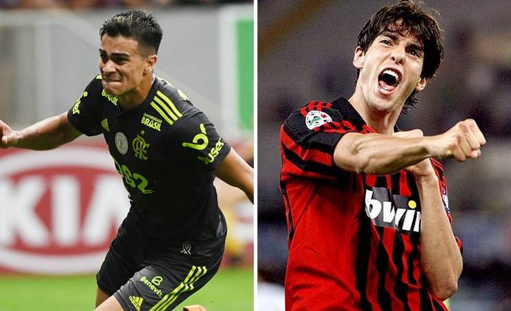 "Novo Kaká"? Lisonjeado com comparação no Flamengo, Reinier vê semelhanças: "Me inspiro nele"