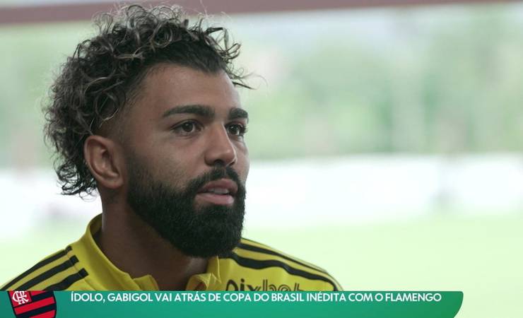 Gabigol promete mudar com árbitros e minimiza meta pessoal no Flamengo: "Quero passar Luizão sendo campeão"
