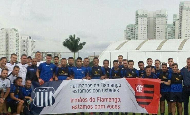 Apoio na tragédia no Ninho e ídolo compartilhado: o que une os adversários Flamengo e Talleres