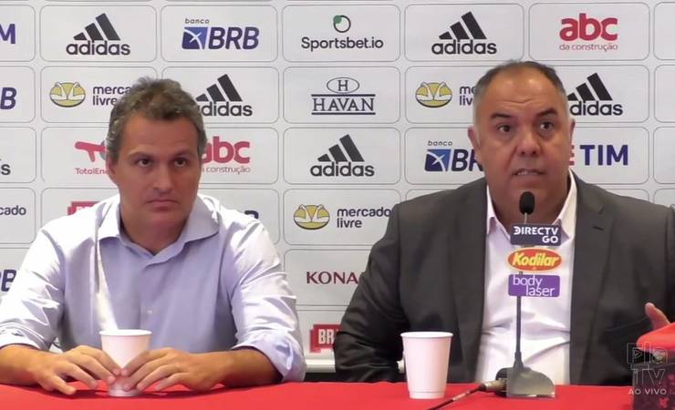 Marcos Braz despista sobre zagueiros e resume "caso David Luiz" no Flamengo: "Pouco provável"