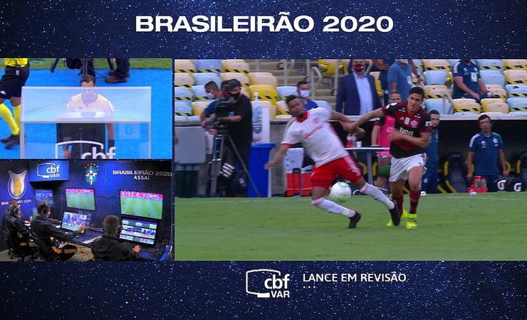 Central do Apito: PC discorda de arbitragem ao anular gol de Pedro em Flamengo x Internacional