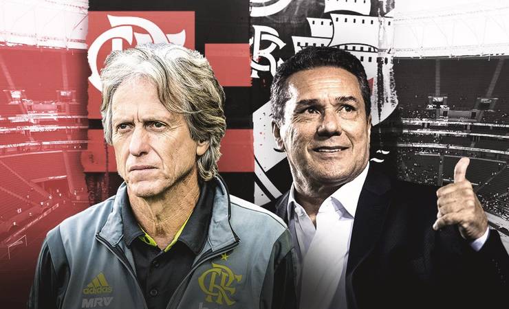 Vasco x Flamengo coloca frente a frente os experientes Luxa e Jesus, que buscam legitimação